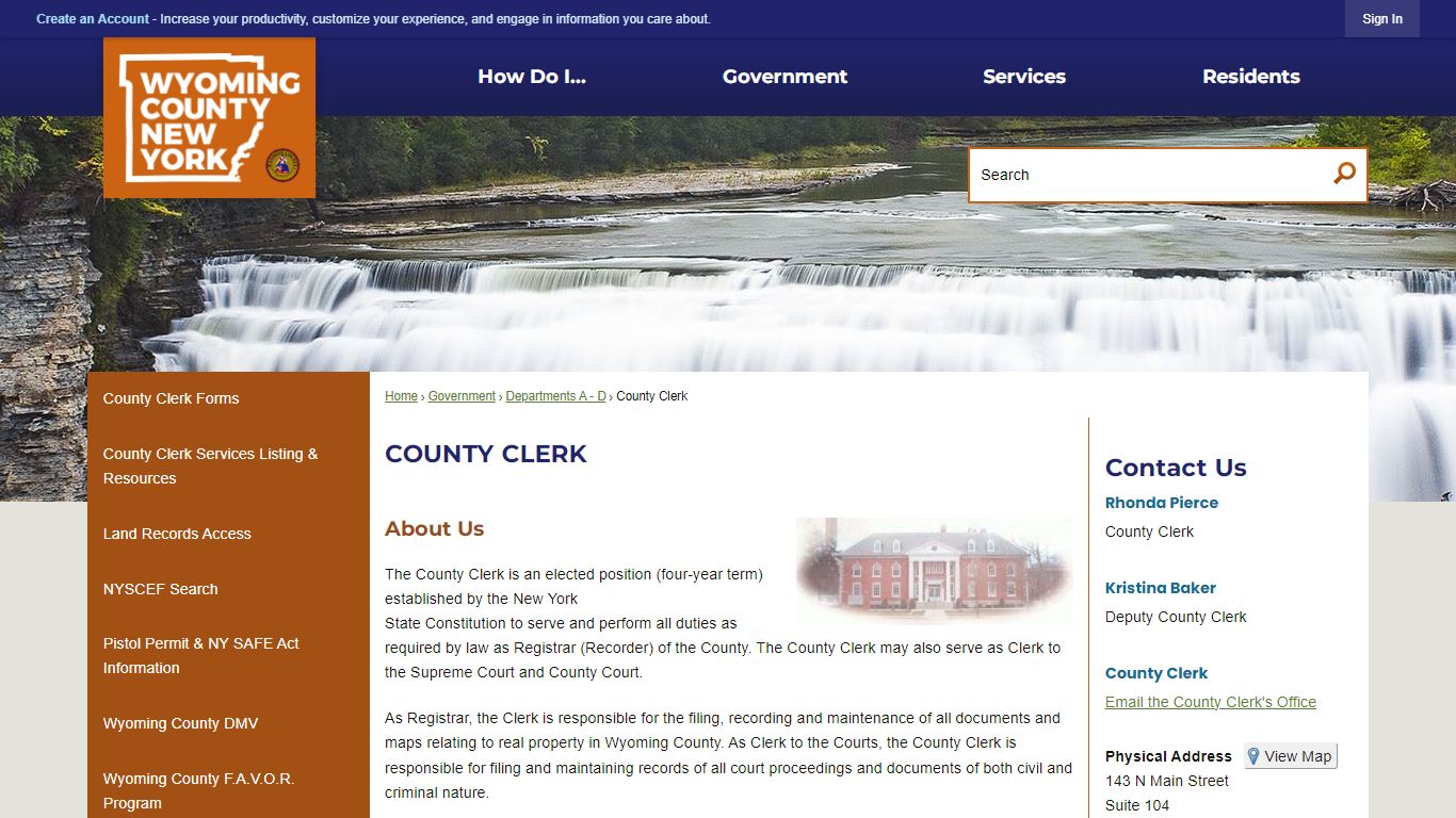 County Clerk | Wyoming County, NY